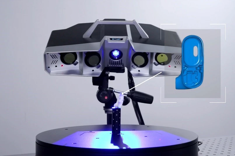  XTOM蓝光三维扫描仪用于耳机壳体注塑件3D逆向工程