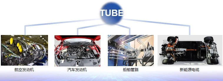 新拓三维Tube Qualify三维光学弯管测量系统用于航空、汽车、空调等复杂弯管管路三维检测