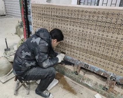 岩土工程相似材料模型结构粘贴非编码点