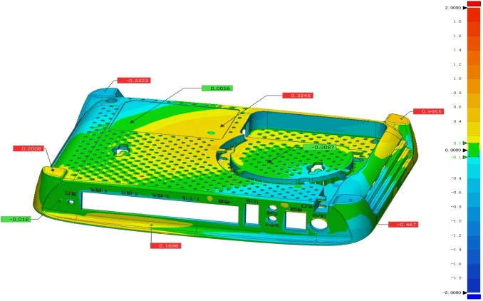 XTOM拍照式蓝光三维扫描仪用于精密注塑件全尺寸3D检测