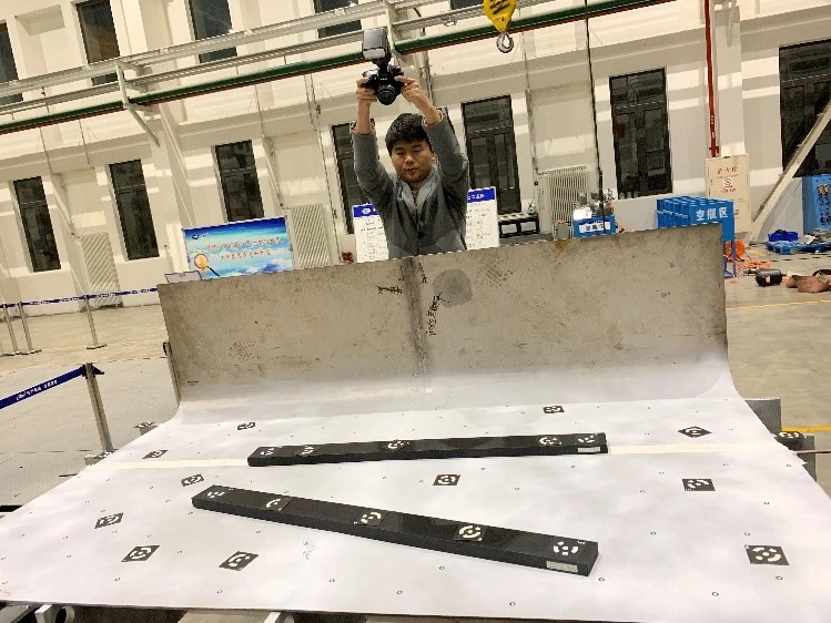 蓝光三维扫描技术+工业三维摄影测量用于船体高强钢薄壁件3D检测