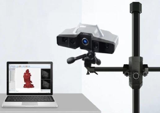 XTOM stationary blue-light 3D scanners are used for the digital replication and additive manufacturing of IP-based products in the cultural, creative, and collectible figure industries.