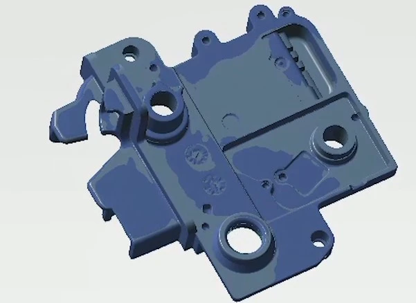XTOM照相式蓝光三维扫描仪用于医疗器械主流器注塑件3D全尺寸检测结果图 XTOM照相式蓝光三维扫描仪用于医疗器械主流器注塑件3D全尺寸检测结果图