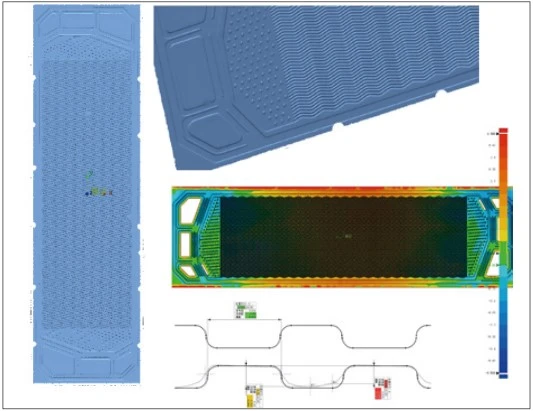XTOM拍照式蓝光三维扫描仪用于新能源汽车电池双极板单体件3D检测