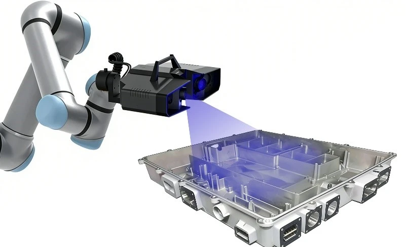 新拓三维自动化3D测量-电池托盘3D批量检测