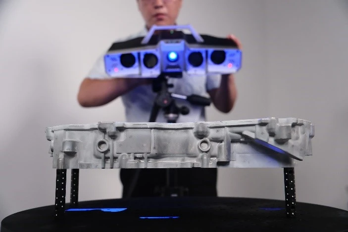 XTOM大幅面蓝光3D扫描仪用于大型锻铸件3D尺寸检测