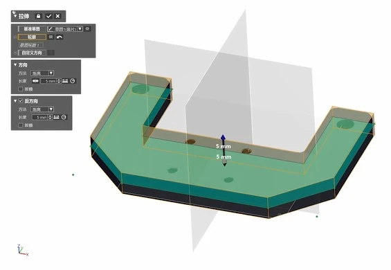 U型铝合金连接板3D扫描数据导入逆向软件进行逆向工程 U型铝合金连接板3D扫描数据导入逆向软件进行逆向工程