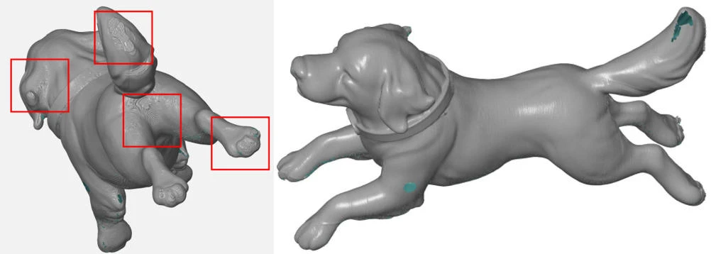 XTOM-9M拍照式蓝光三维扫描仪用于仿生动物3D扫描数据模型结果