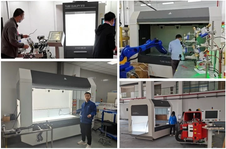 The Tube Qualify 3D tube measurement solution is used for measuring bending angles in the processing of tubular components. The Tube Qualify 3D tube measurement solution is used for measuring bending angles in the processing of tubular components.