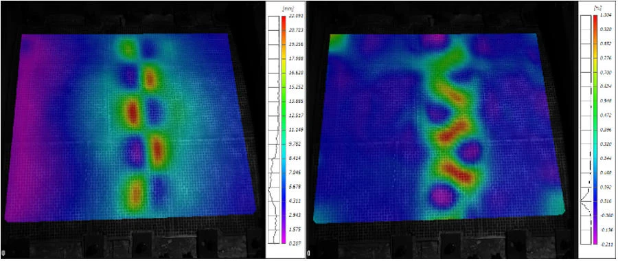 Application of 3D-DIC Technology to Loading Tests of Scaled Models of Steel-Concrete Composite Bridge Girders: Three-Dimensional Displacement Field Analysis Application of 3D-DIC Technology to Loading Tests of Scaled Models of Steel-Concrete Composite Bridge Girders: Three-Dimensional Displacement Field Analysis