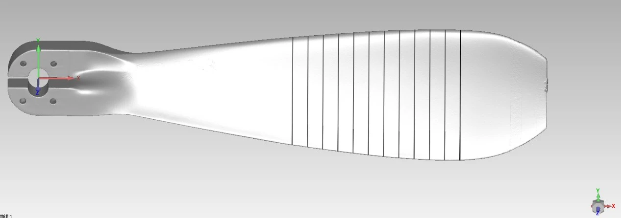 XTOM计量级三维扫描仪用于航空桨叶3D尺寸检测 XTOM计量级三维扫描仪用于航空桨叶3D尺寸检测