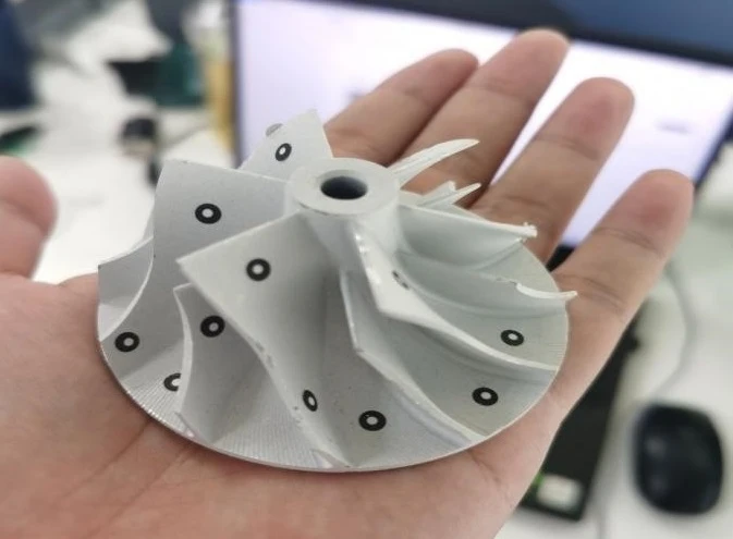 XTOM计量级三维扫描仪用于航空叶轮3D尺寸检测 XTOM计量级三维扫描仪用于航空叶轮3D尺寸检测